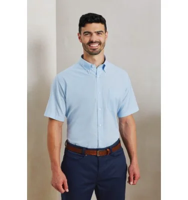 MEN’S SHORT SLEEVE SIGNATURE OXFORD SHIRT