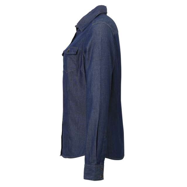 WOMEN'S JEANS STITCH DENIM SHIRT