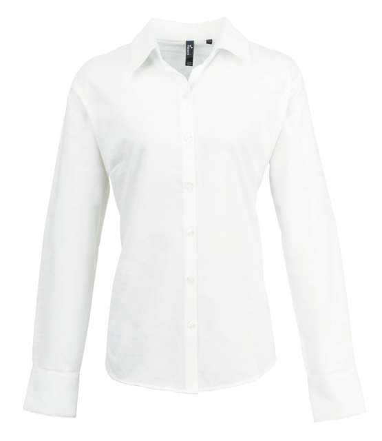 WOMEN'S LONG SLEEVE SIGNATURE OXFORD BLOUSE