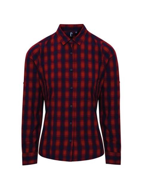 'MULLIGAN' CHECK - WOMEN'S LONG SLEEVE COTTON SHIRT