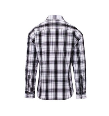 'GINMILL' CHECK - WOMEN'S LONG SLEEVE COTTON SHIRT