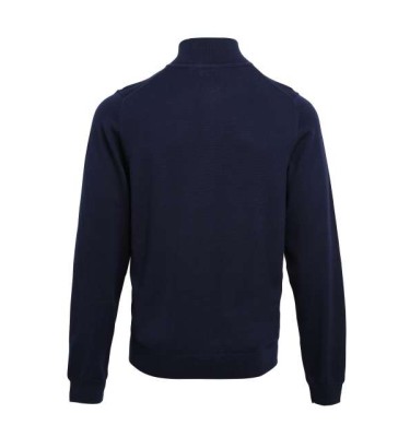 MEN'S QUARTER-ZIP KNITTED SWEATER