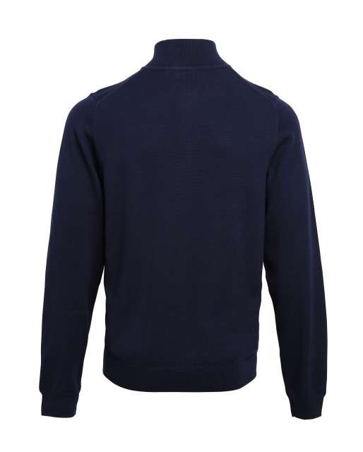 MEN'S QUARTER-ZIP KNITTED SWEATER