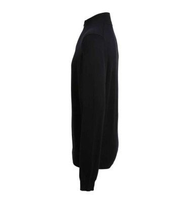 MEN'S QUARTER-ZIP KNITTED SWEATER