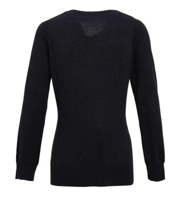 WOMEN'S KNITTED V-NECK SWEATER