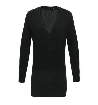 WOMEN'S LONG LENGTH KNITTED CARDIGAN