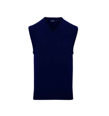 MEN'S V-NECK SLEEVELESS SWEATER