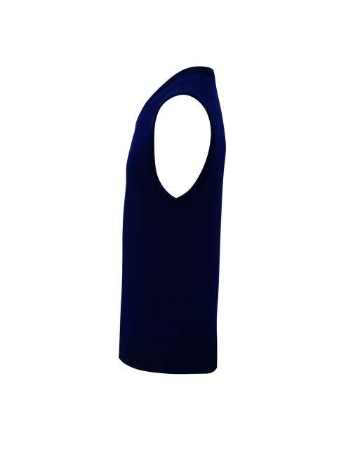 MEN'S V-NECK SLEEVELESS SWEATER