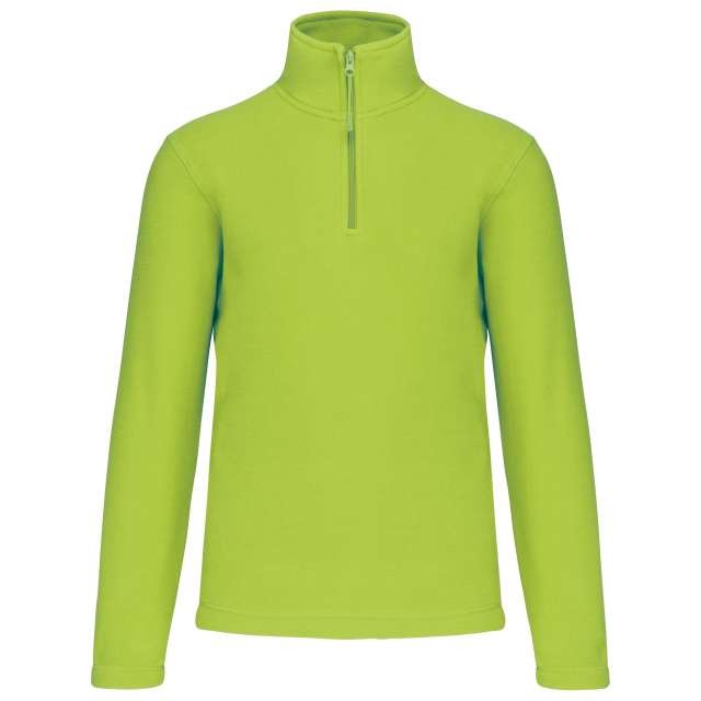 ENZO - ZIP NECK MICROFLEECE JACKET