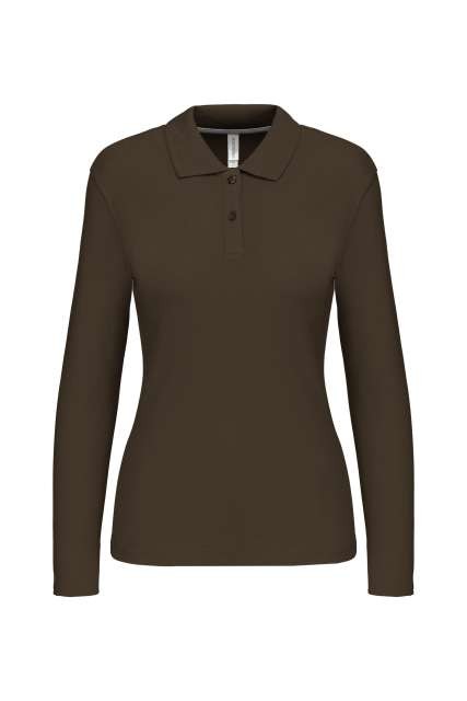 LADIES' LONG-SLEEVED POLO SHIRT