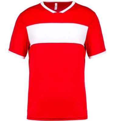 Sporty red/white