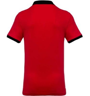 MEN'S TWO-TONE PIQUÉ POLO SHIRT
