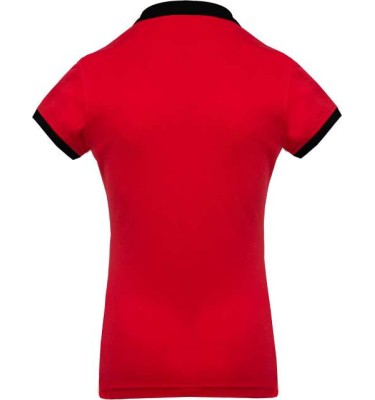 LADIES’ TWO-TONE PIQUÉ POLO SHIRT
