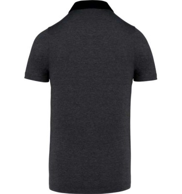 MEN'S TWO-TONE JERSEY POLO SHIRT