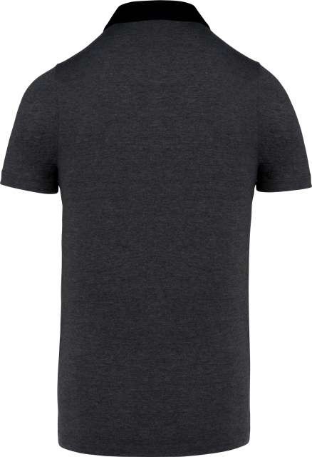 MEN'S TWO-TONE JERSEY POLO SHIRT