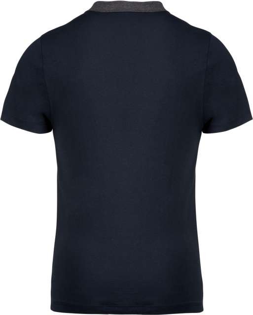 MEN'S TWO-TONE JERSEY POLO SHIRT