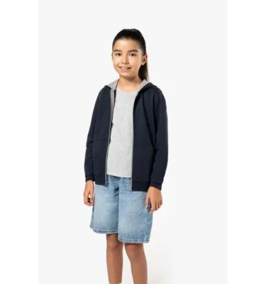 KIDS' FULL ZIP HOODED SWEATSHIRT