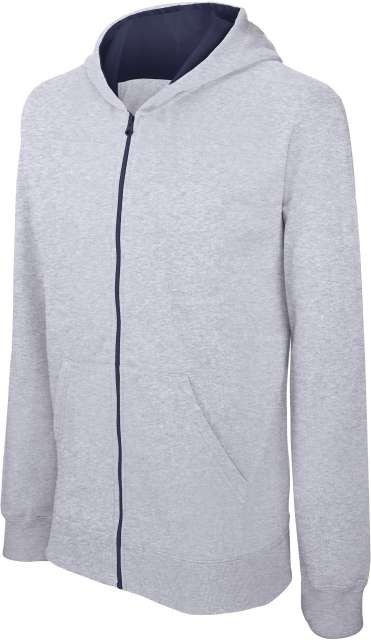 KIDS' FULL ZIP HOODED SWEATSHIRT