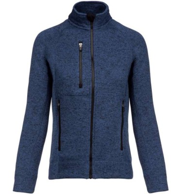 LADIES' FULL ZIP HEATHER JACKET