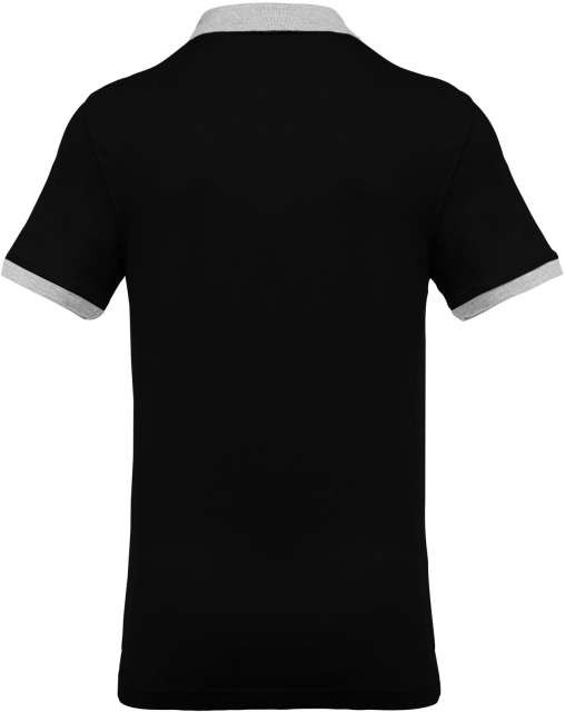 MEN'S TWO-TONE PIQUÉ POLO SHIRT