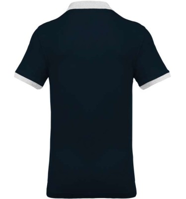 MEN'S TWO-TONE PIQUÉ POLO SHIRT