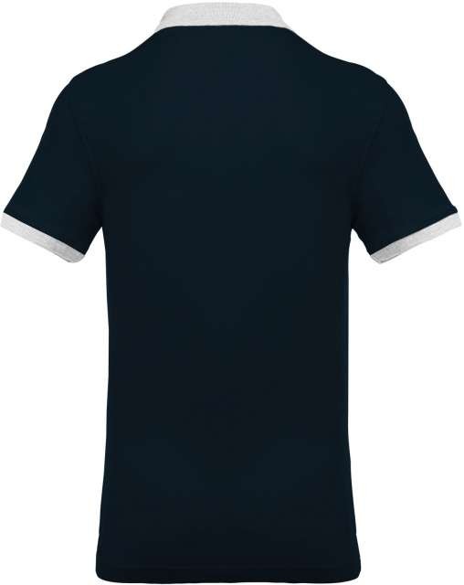 MEN'S TWO-TONE PIQUÉ POLO SHIRT