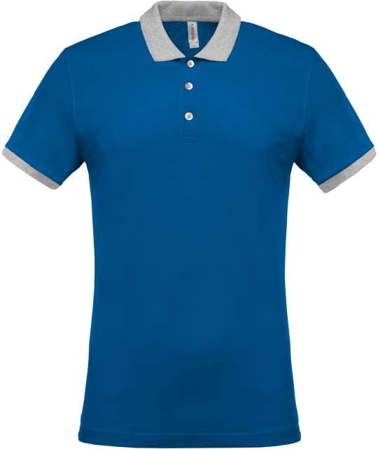 MEN'S TWO-TONE PIQUÉ POLO SHIRT