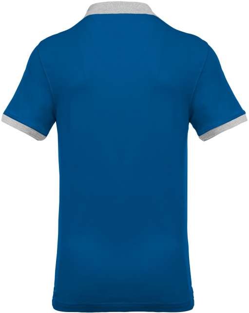 MEN'S TWO-TONE PIQUÉ POLO SHIRT