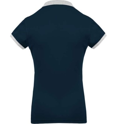LADIES’ TWO-TONE PIQUÉ POLO SHIRT