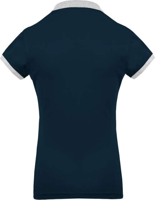 LADIES’ TWO-TONE PIQUÉ POLO SHIRT