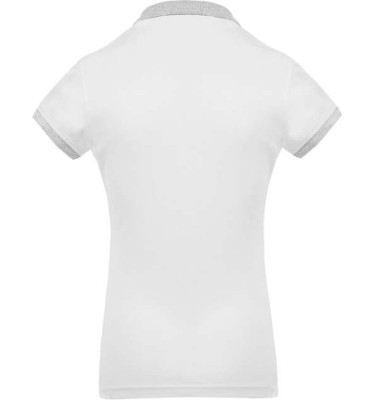 LADIES’ TWO-TONE PIQUÉ POLO SHIRT
