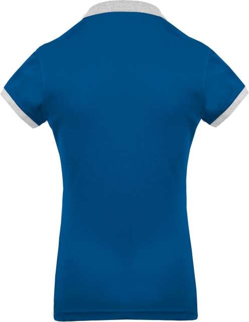 LADIES’ TWO-TONE PIQUÉ POLO SHIRT