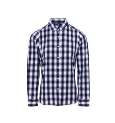 'MULLIGAN' CHECK - WOMEN'S LONG SLEEVE COTTON SHIRT