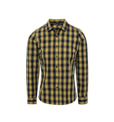 'MULLIGAN' CHECK - WOMEN'S LONG SLEEVE COTTON SHIRT