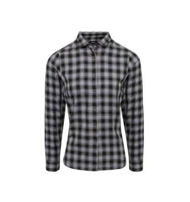 'MULLIGAN' CHECK - WOMEN'S LONG SLEEVE COTTON SHIRT