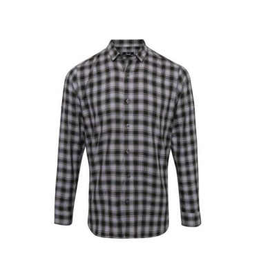 'MULLIGAN' CHECK - MEN'S LONG SLEEVE COTTON SHIRT