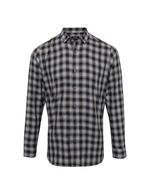 'MULLIGAN' CHECK - MEN'S LONG SLEEVE COTTON SHIRT