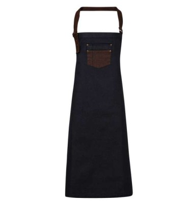 Indigo/brown denim