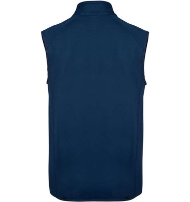 DUAL-FABRIC SLEEVELESS SPORTS JACKET