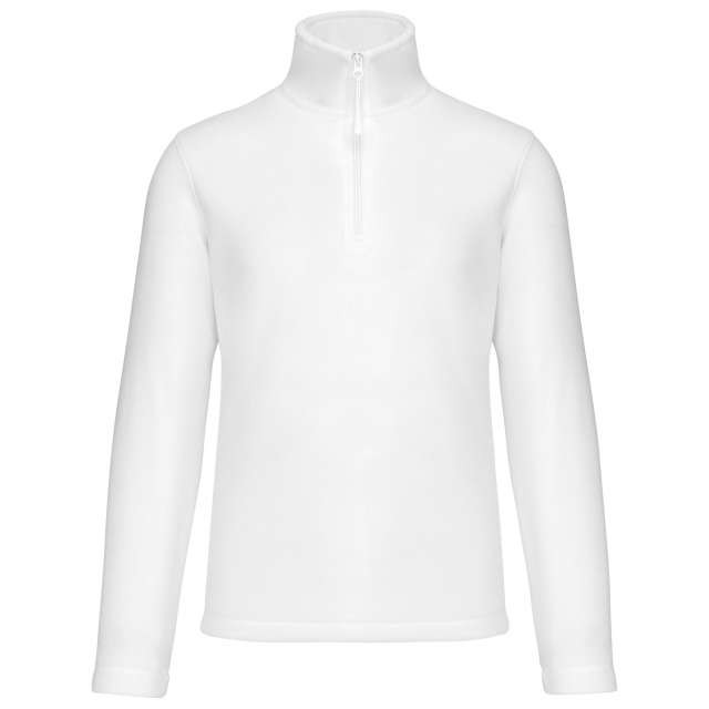 ENZO - ZIP NECK MICROFLEECE JACKET