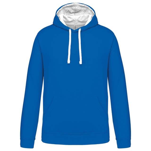 MEN'S CONTRAST HOODED SWEATSHIRT