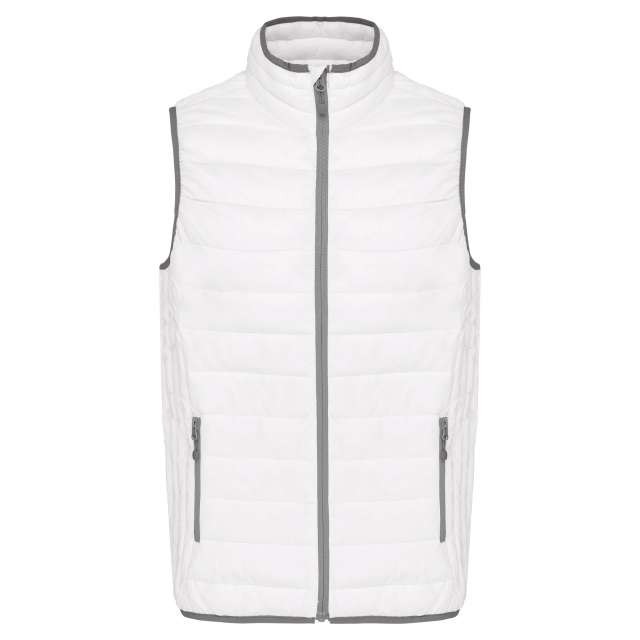MEN’S LIGHTWEIGHT SLEEVELESS FAKE DOWN JACKET