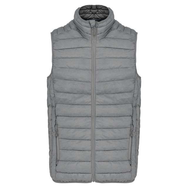 MEN’S LIGHTWEIGHT SLEEVELESS FAKE DOWN JACKET