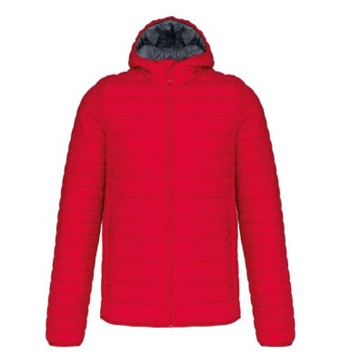 MEN'S LIGHTWEIGHT HOODED PADDED JACKET