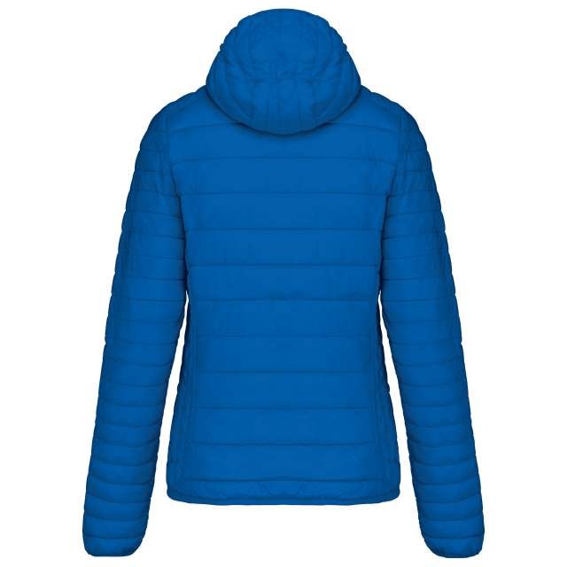 LADIES' LIGHTWEIGHT HOODED PADDED JACKET