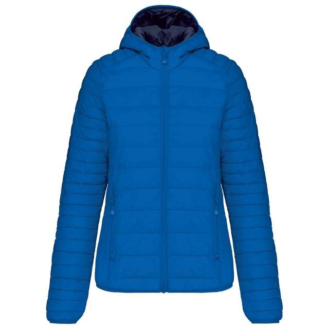 LADIES' LIGHTWEIGHT HOODED PADDED JACKET