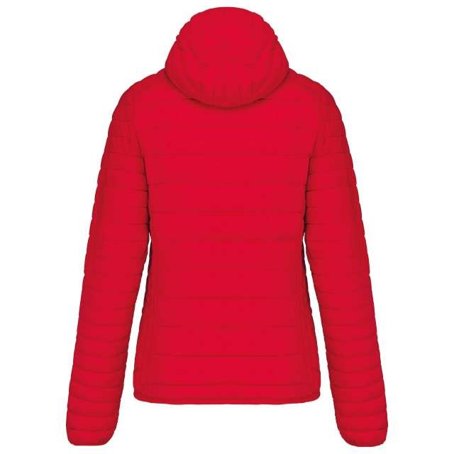 LADIES' LIGHTWEIGHT HOODED PADDED JACKET