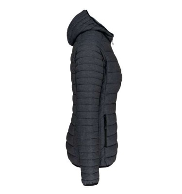 LADIES' LIGHTWEIGHT HOODED PADDED JACKET