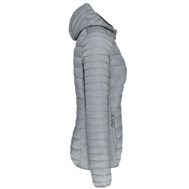 LADIES' LIGHTWEIGHT HOODED PADDED JACKET
