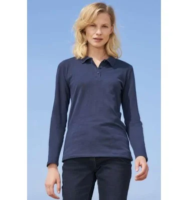 SOL'S PERFECT LSL WOMEN - LONG-SLEEVE PIQUÉ POLO SHIRT